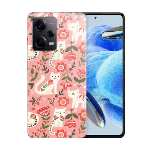 Coque Xiaomi Redmi Note 12 Pro Motif de chat folklorique