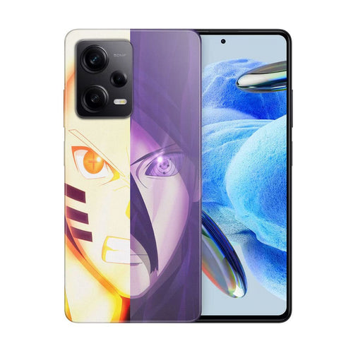 Coque Xiaomi Redmi Note 12 Pro Naruto Vs Sasuke