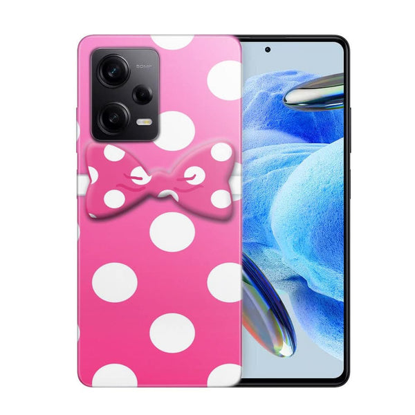 Coque Xiaomi Redmi Note 12 Pro Minnie Noeud Rose
