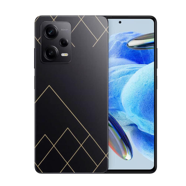 Coque Xiaomi Redmi Note 12 Pro Noir pierre sarcelle profonde