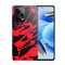 Coque Xiaomi Redmi Note 12 Pro Paint Slpash Rouge