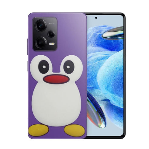 Coque Xiaomi Redmi Note 12 Pro Pingouin Violet