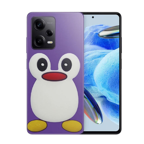 Coque Xiaomi Redmi Note 12 Pro Pingouin Violet