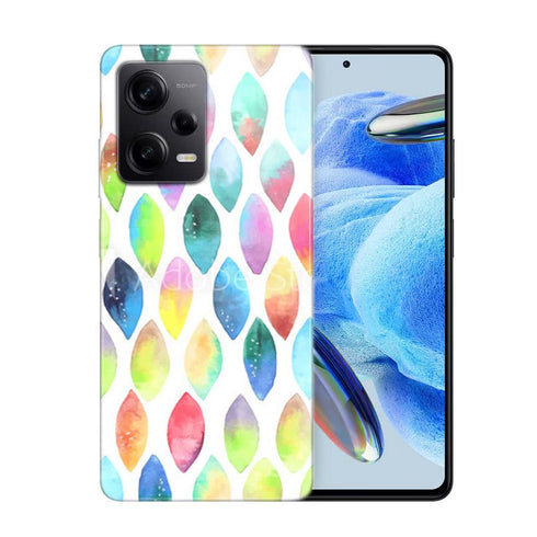 Coque Xiaomi Redmi Note 12 Pro Plumes Watercolors