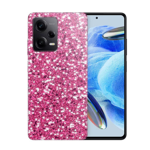 Coque Xiaomi Redmi Note 12 Pro Paillettes Roses