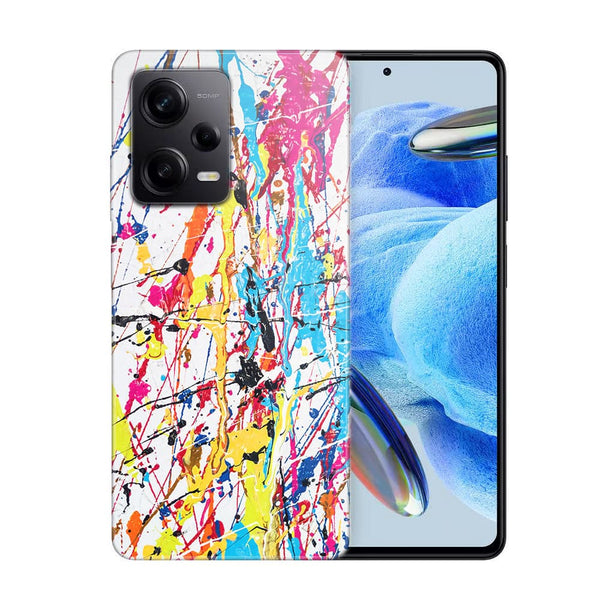 Coque Xiaomi Redmi Note 12 Pro Splash Paint Arc en ciel