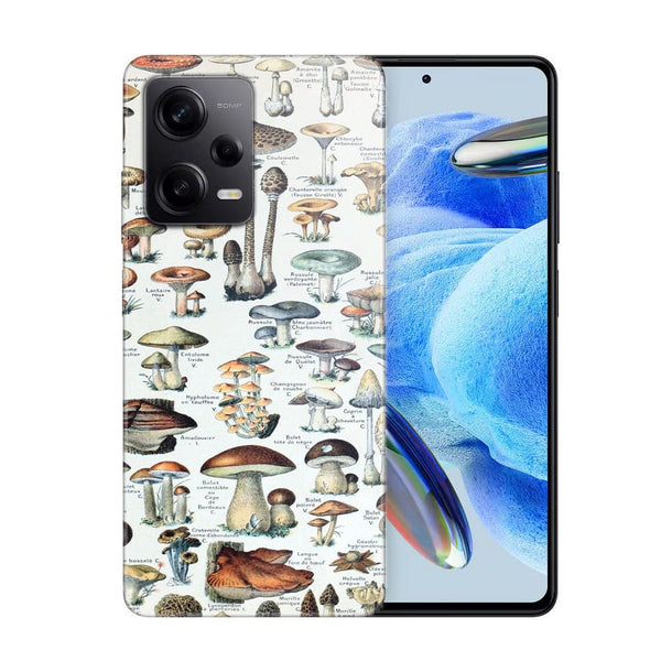 Coque Xiaomi Redmi Note 12 Pro Tableau des champignons comestibles vintage