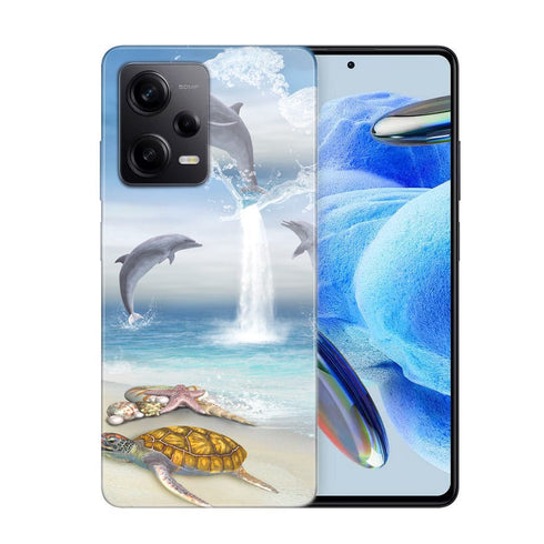 Coque Xiaomi Redmi Note 12 Pro Dauphins Heureux
