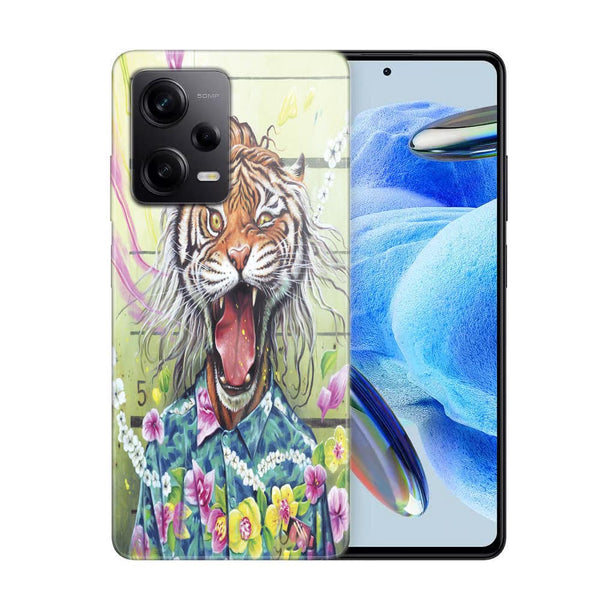 Coque Xiaomi Redmi Note 12 Pro Tiger Flowers