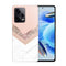 Coque Xiaomi Redmi Note 12 Pro Triangle en or rose et marbre