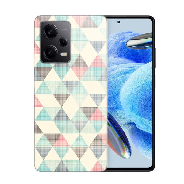 Coque Xiaomi Redmi Note 12 Pro Triangles Vintage