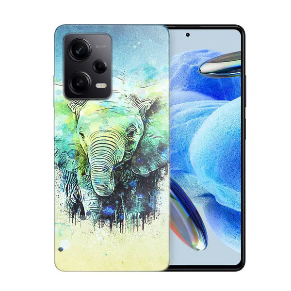 Coque Xiaomi Redmi Note 12 Pro Water Color Elephant
