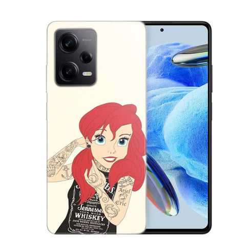 Coque Xiaomi Redmi Note 12 Pro Ariel Tattoo Jack Daniels