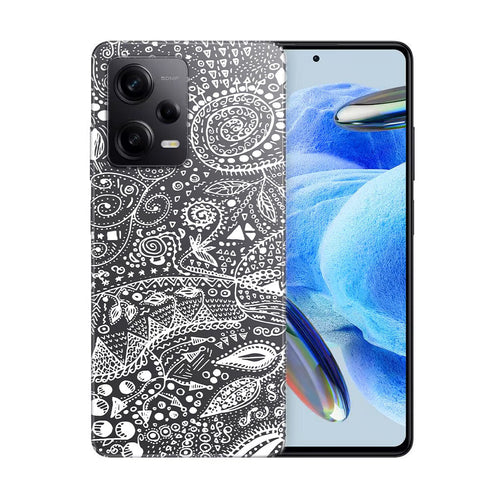 Coque Xiaomi Redmi Note 12 Pro Aztec bw handmade