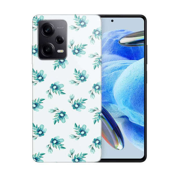 Coque Xiaomi Note 12 Pro Blue Flowers