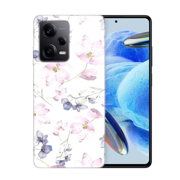 Coque Xiaomi Note 12 Pro fleurs aquarelles