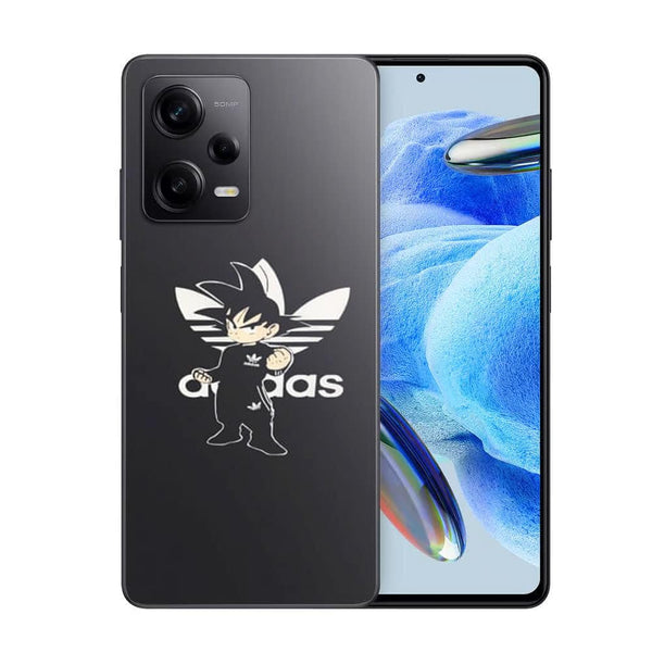 Coque Xiaomi Redmi Note 12 Pro Goku Bad guy Adidas Jogging