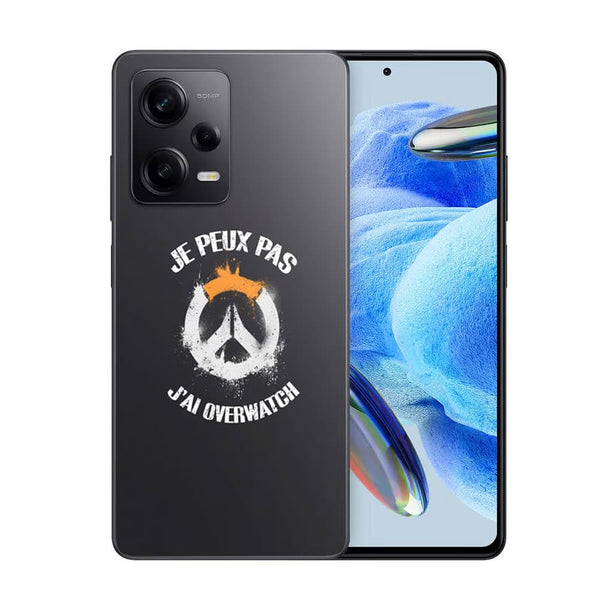 Coque Telephone Xiaomi Redmi Note 12 Pro je peux pas j'ai overwatch