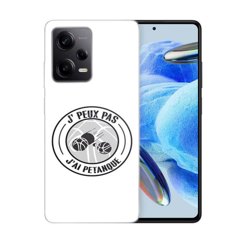Coque Xiaomi Redmi Note 12 Pro Je peux pas j'ai Petanque
