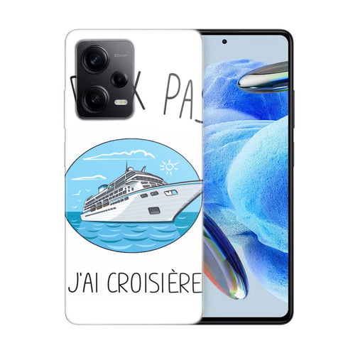 Coque Xiaomi Note 12 Pro Je Peux pas J'ai Croisiere Bateau