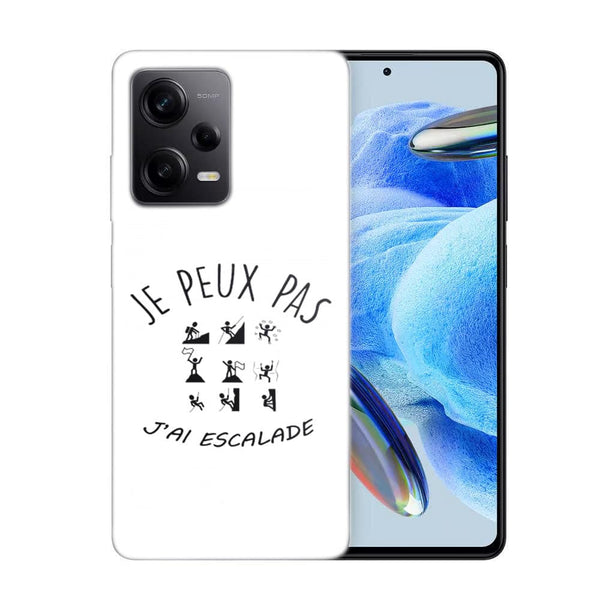 Coque Xiaomi Redmi Note 12 Pro Je peux pas j'ai Escalade