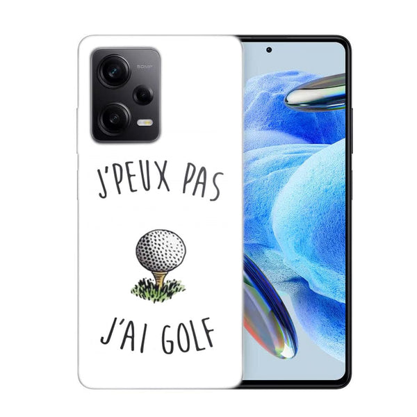 Coque Xiaomi Redmi Note 12 Pro Je peux pas j'ai Golf