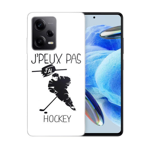 Coque Xiaomi Redmi Note 12 Pro Je peux pas j'ai Hockey Sur Glace