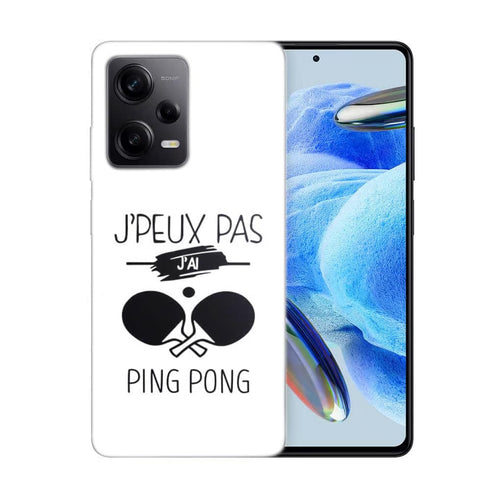 Coque Xiaomi Redmi Note 12 Pro Je peux pas j'ai Ping Pong