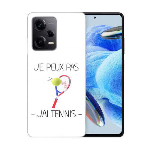 Coque Xiaomi Redmi Note 12 Pro Je peux pas j'ai Tennis