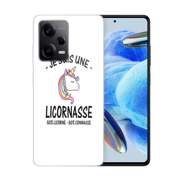 Coque Xiaomi Redmi Note 12 Pro Je suis une Licornasse