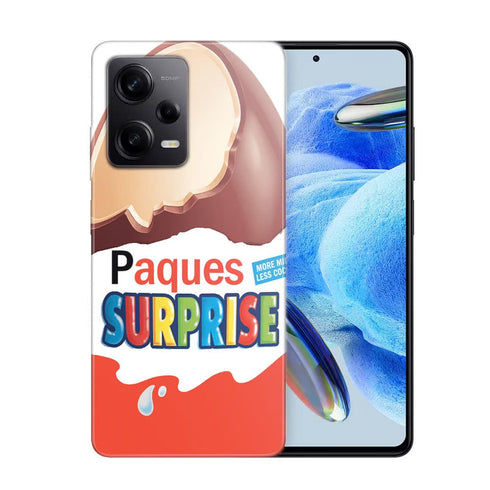 Coque Xiaomi Redmi Note 12 Pro Joyeuse paques Inspired by Kinder Surprise