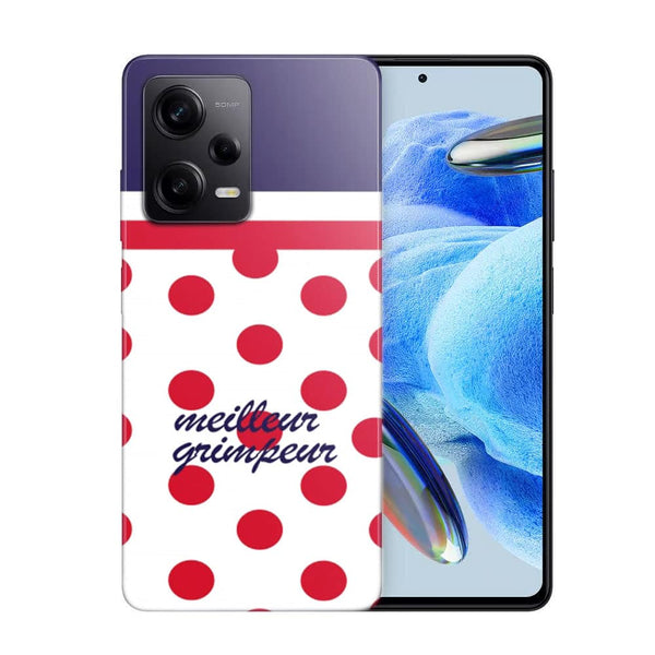 Coque Xiaomi Redmi Note 12 Pro Meilleur Grimpeur Pois rouge