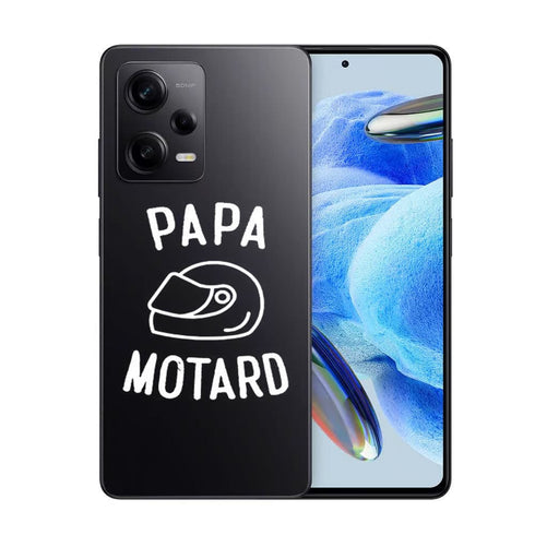 Coque Xiaomi Redmi Note 12 Pro Papa Motard Passion