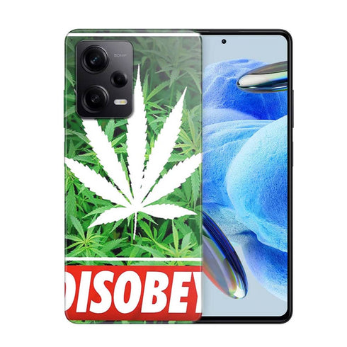 Coque Xiaomi Note 12 Pro Weed Cannabis Disobey