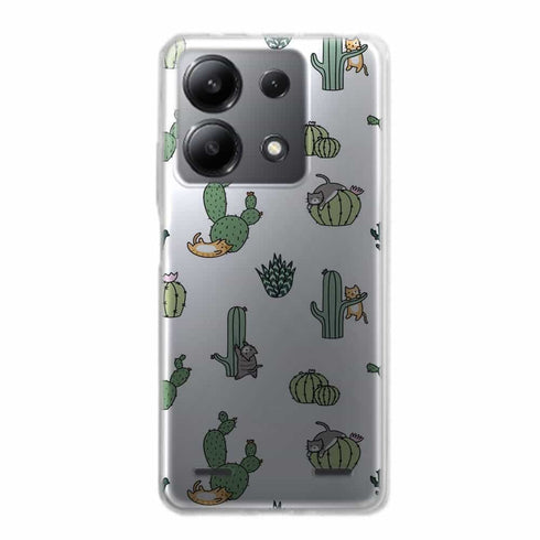 Coque Xiaomi Redmi Note 13 Chats Cactus