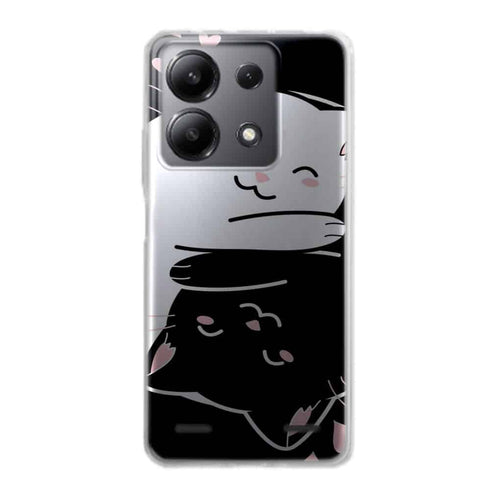 Coque Xiaomi Note 13 Chats Kawaii Yin et Yang