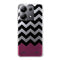Coque Xiaomi Redmi Note 13 Chevrons Colorés Rose et Noir