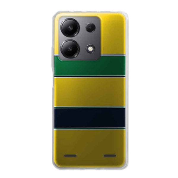 Coque Telephone Xiaomi Redmi Note 13 5G Conception Casque Jaune