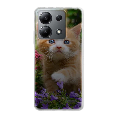 Coque Xiaomi Note 13 Flowery Garden Lovely and enchanting cat