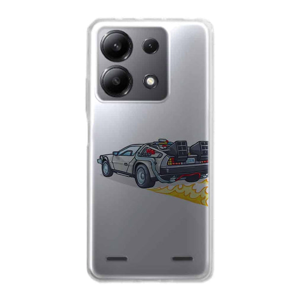 Coque Telephone Xiaomi Redmi Note 13 5G originale Delorean retour vers le futur