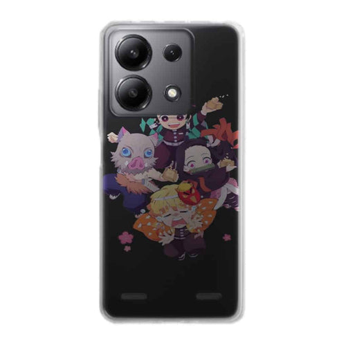 Coque Xiaomi Redmi Note 13 5g Demon Slayer Chibi