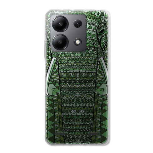 Coque Xiaomi Note 13 Elephant Vert Azteque