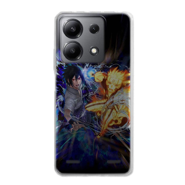 Coque Xiaomi Redmi Note 13 5g Fight Naruto Sasuke