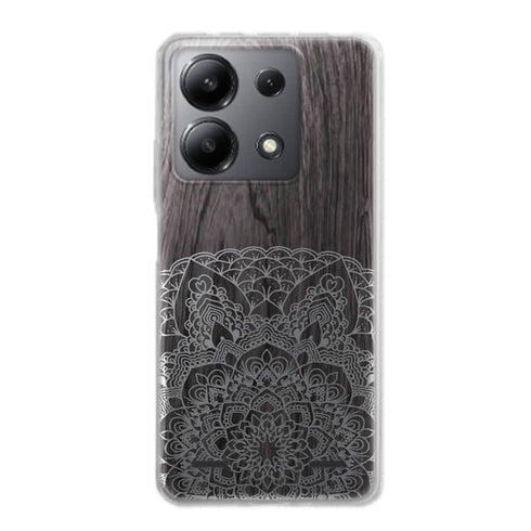 Coque Xiaomi Redmi Note 13 Floral Lacet Bois