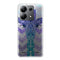 Coque Xiaomi Note 13 Glitter Girafe Bleu