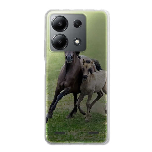 Coque Xiaomi Note 13 Horses, Wild Duelmener ponies, mare and foal