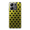 Coque Xiaomi Redmi Note 13 Jaune à Pois Noirs