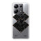 Coque Xiaomi Redmi Note 13 Marbre noir diamant or rose dore