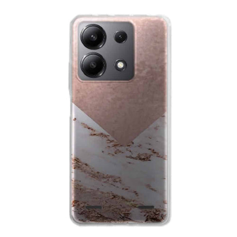 Coque Xiaomi Redmi Note 13 Marbre rose chaud rose pastel