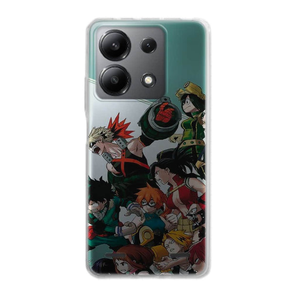 Coque Xiaomi Redmi Note 13 5g My Hero Academia fight adn
